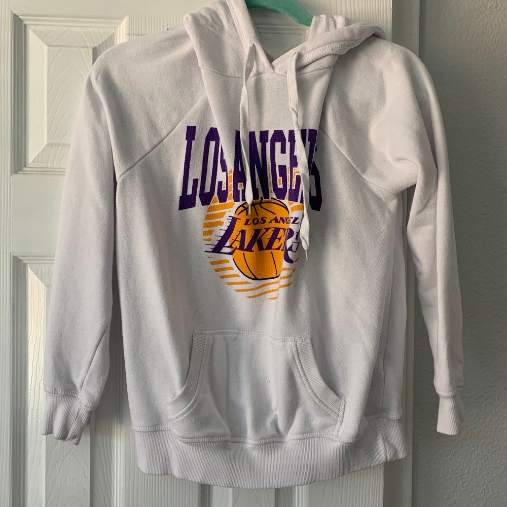 White Lakers hoodie